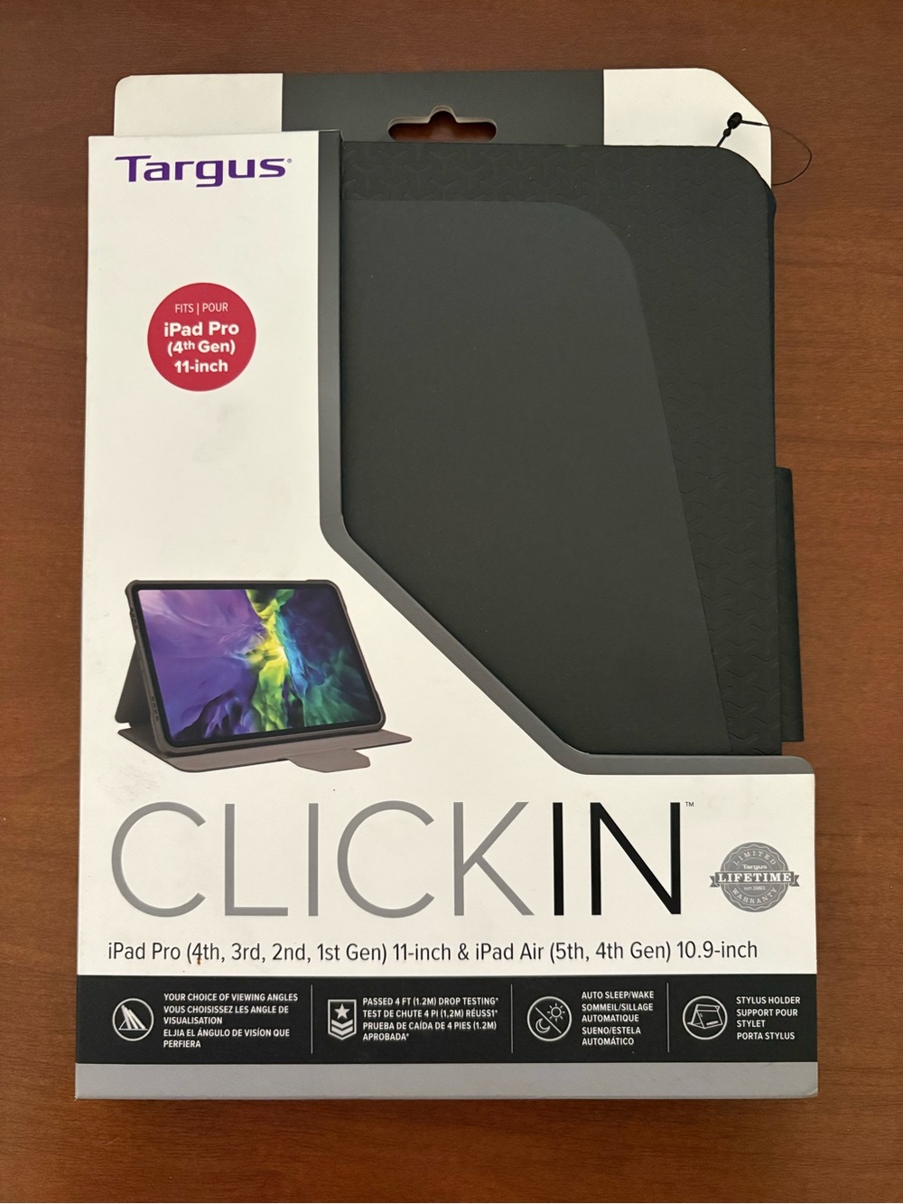 Targus Click-In Tablet Case for 11-inch iPad Pro or iPad Air (4th & 5th Gen)